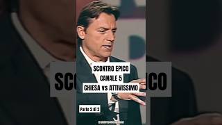 SCONTRO EPICO SU CANALE 5 ATTIVISSIMO vs GIULIETTO CHIESA giuliettochiesa [upl. by Rellek]