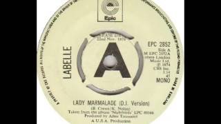 Labelle  Lady Marmalade Extended Floorfiller Disco [upl. by Kiki]