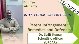 Patent Infringement Remedies and Defence [upl. by Francisco]