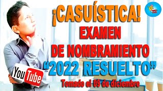 EXAMEN Nombramiento 2022 RESUELTO PRIMARIA [upl. by Tonnie443]