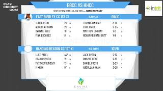 East Bierley CC 1st XI v Hanging Heaton CC 1st XI [upl. by Aneerhs360]