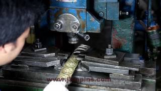 Stamping Metal Coin process in JIAN [upl. by Doherty]