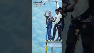 Himalayan Bungy Rishikesh bungee bungeejumping jumping adventure trending viral shorts [upl. by Blanca]