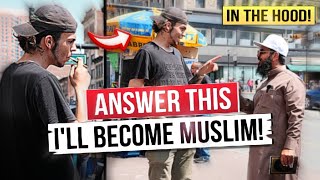 🇺🇸🔥Dawah in the HOOD❗Man with Jewish background stunned by QURANs Preservation [upl. by Beacham]