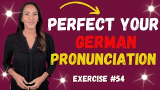 German Pronunciation Practice for Beginners Exercise 54 [upl. by Winthorpe747]