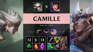 Camille Top vs Garen Legendary  NA Master Patch 1420 [upl. by Husain207]