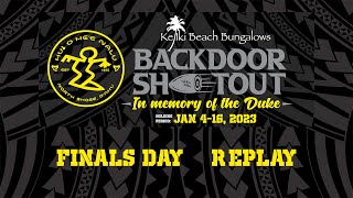 Replay 2023 Hui o He’e Nalu Backdoor Shootout in Memory of the Duke  Final Day [upl. by Aved]