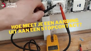 Hoe meet je een aarding uit aan een stopcontact [upl. by Asihtal]