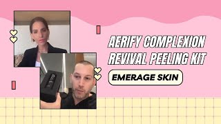 AERIFY COMPLEXION REVIVAL PEELING KIT  EMERAGE SKIN  Dr Jason Emer [upl. by Melania]