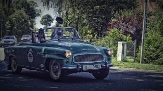 Oldtimer Rally HamburgBerlinKlassik Ortsdurchfahrt AltMölln [upl. by Netneuq205]