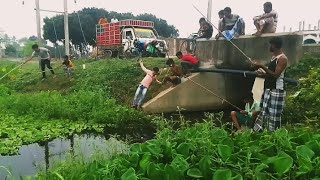 Village fish catching video 🐟 [upl. by Ennaecarg]