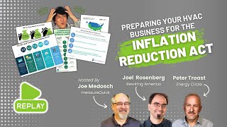 Preparing Your HVAC Business For The Inflation Reduction Act  Webinar Replay [upl. by Marla]