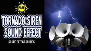 Tornado Siren Warning Sound Effect [upl. by Mariquilla]