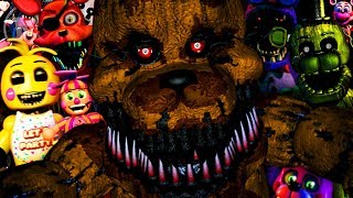 All Ultimate Custom Night Character Quotes  Voice Lines Five Nights At Freddys [upl. by Vowel79]