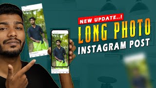 How to upload long photo in Instagram TAMIL upload full size photo in Instagram PhotographyTamizha [upl. by Lundell]