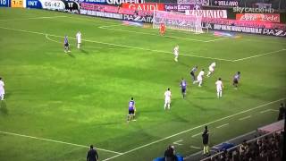 Babacar AMAZING GOAL  FiorentinaInter 051014 [upl. by Treat]