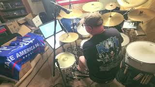 Drum Cover DOMINO by VAN MORRISON performed 🎭 played by Darren DRDRUMS Rottino 10112024 [upl. by Gersham]