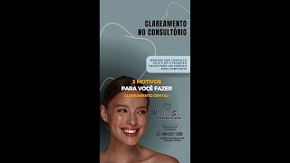 ✨ Clareamento no consultório ✨ Marque sua consulta hoje e dê o primeiro passo para um sorriso mais [upl. by Iaj941]