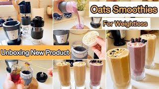 3 Weight loss Oats Smoothie RecipesBananaMulberry ampCoffee Smoothies Weightloss breakfast recipes [upl. by Metzgar]