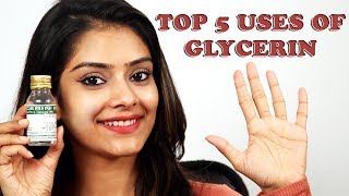 Top Five Uses Of Glycerin  Glycerin Benefits  Home Remedies  DIY Hacks  Foxy Makeup Tutorial [upl. by Adliwa]