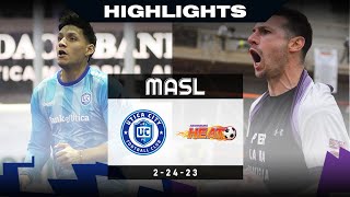 Utica City FC  Harrisburg Heat  22423  MASL Highlights 23 [upl. by Naniac]