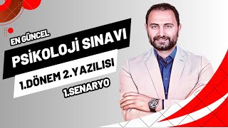 PSİKOLOJİ DERSİ 1DÖNEM 2YAZILI SINAVI 💯 1SENARYO 💯 [upl. by Tada]