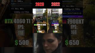 Witcher 3  RX 7900XT vs RTX 4060 Ti 16GB fypシ pcgaming benchmark [upl. by Dori]