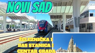 NOVI SAD direktno sa Nove Železničke staniceobilazak radova i šetnja Trgom slobode [upl. by Cand962]