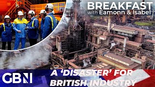 Absolute disaster for Britain Tata steel workers take action to protect livelihoods [upl. by Earal]