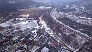 Pitcairn PA Drone Footage 4K [upl. by Nava]