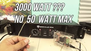 Rockville 3000 Watt Peak  800w RMS Honest Review [upl. by Nevaed]