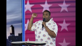 At DNC Kenan Thompson walks through impact of Project 2025 agenda [upl. by Ailb676]