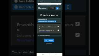 How to create server on aternos aternos pe server kaise banaye server minecraftaternosserver2022 [upl. by Curran533]