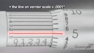 How to Read an Inch Micrometer by Starrett [upl. by Trudey]