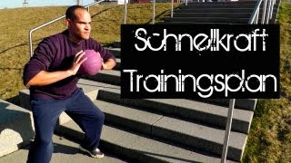 Ganzkörper Schnellkraft und Schnelligkeitstraining Krafttraining Trainingsplan Athletik [upl. by Anot314]