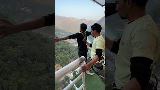 Himalayan Bungy Rishikesh bungee bungeejumping jumping adventure trending viral shorts [upl. by Enyrhtak]