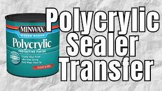 Polycrylic Sealer Photo and Graphic Transfer  DIY Craft Tutorial [upl. by Llevrac]