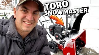 Toro SnowMaster 724 QXE Snow Blower Review  Demonstration [upl. by Stagg]