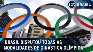 Brasil disputa pela primeira vez as três categorias da ginástica olímpica  SBT Brasil 200724 [upl. by Goodson]