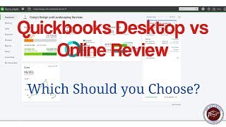 Quickbooks Desktop vs Online Review  Which Should You Choose [upl. by Hadihahs]