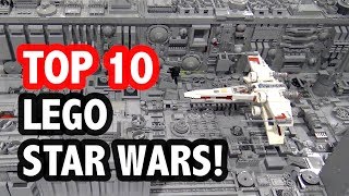 Top 10 Epic LEGO Star Wars Creations [upl. by Giza]