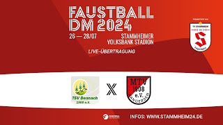 FAUSTBALL DM 2024  Viertelfinale 3 TSV Dennach  MTV Wangersen [upl. by Stevenson]