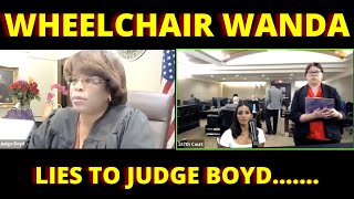 WHEELCHAIR THEIF rolls into courtroom hoping for sympathy and lies to Judge Boyd [upl. by Elle51]