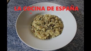 RECETA DE RISOTTO CON SETAS [upl. by Aztinay]