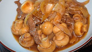 Chinese Beef and Mushrooms [upl. by Nhguavad]