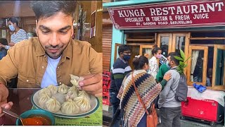 Yeha ke Chicken Momo ke liye line lagti hai  Kunga Resturant  Darjeeling  Best Tibetan Food [upl. by Mieka]