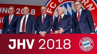 FC Bayern Jahreshauptversammlung 2018 🔴⚪ [upl. by Lydell]