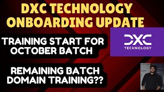 Dxc technology onboarding update Dxc technology training news dxctechnology [upl. by Ensign]