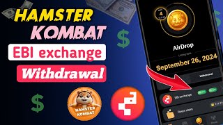 Hamster Kombat withdrawal EBI Exchange  EBI Exchange Account Create  Hamster Kombat EBI Exchange [upl. by Norford]