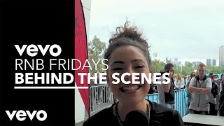 Vevo  RnB Fridays Live – Behind The Scenes with Ash London [upl. by Daffie]